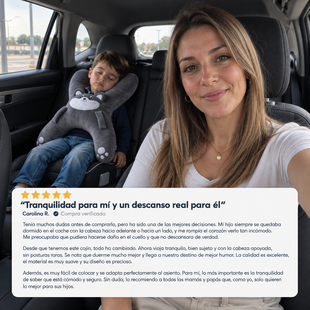 Cojín Cervical de Viaje para niños