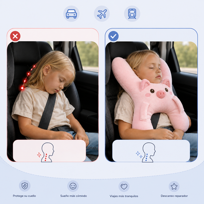 Cojín Cervical de Viaje para niños