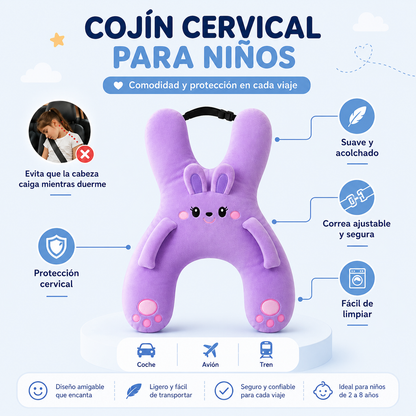 Cojín Cervical de Viaje para niños